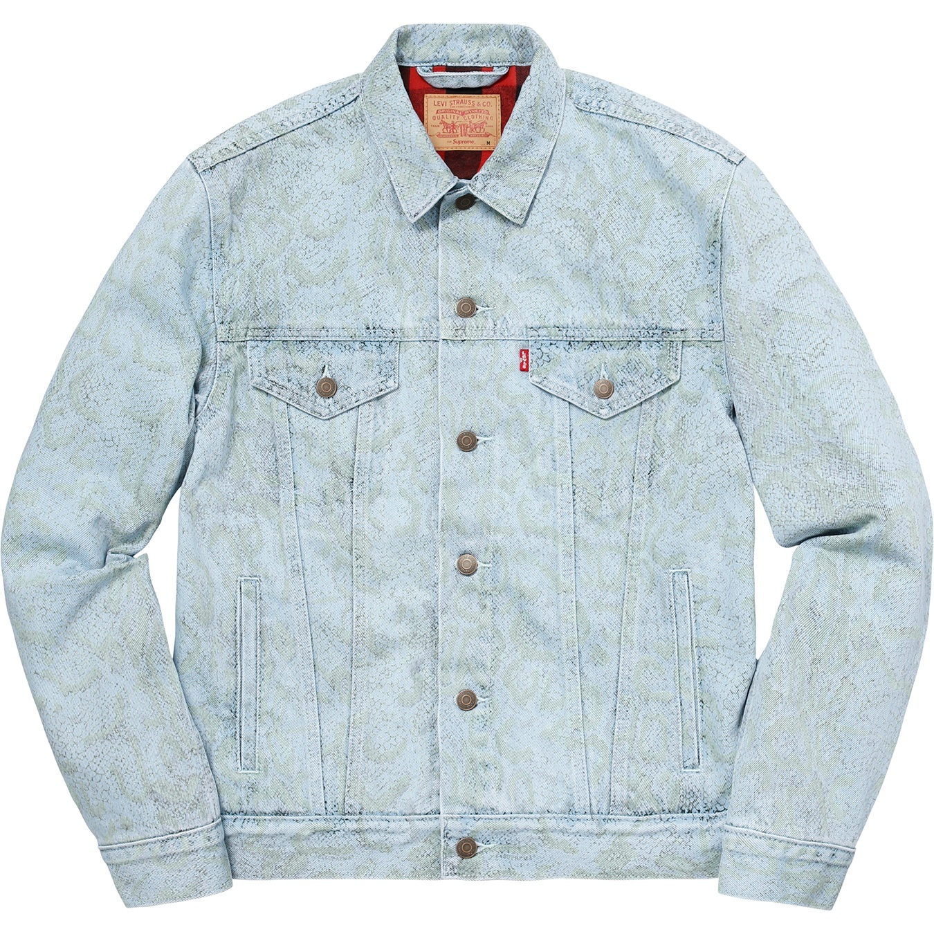 Supreme®/Levi's® Snakeskin Trucker Jacket view 6